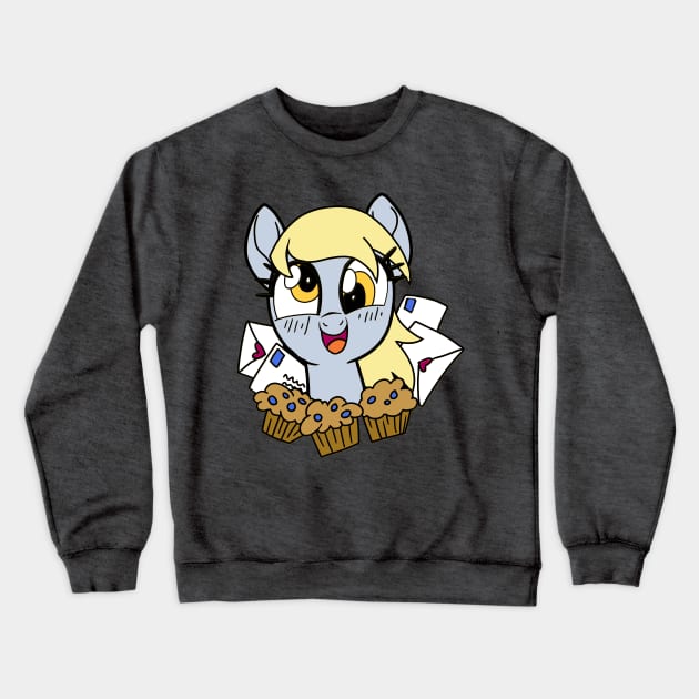 Derpy Crewneck Sweatshirt by SophieScruggs